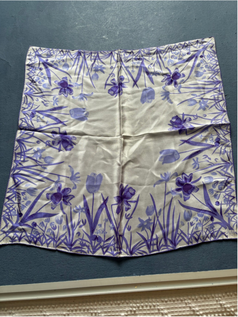 Vintage Vera Neumann Silk Scarf - Picture 3 of 8